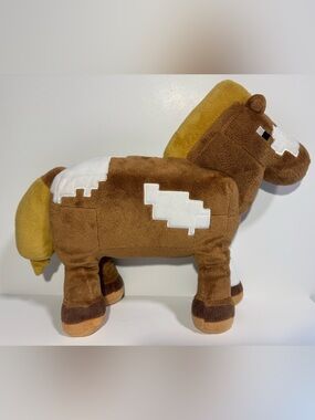 Minecraft Mojang Jinx Brown Horse 13" Plush 2017